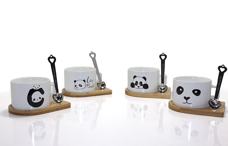 Panda Modelli Mıknatıslı Kahve Fincanı 6aly1219