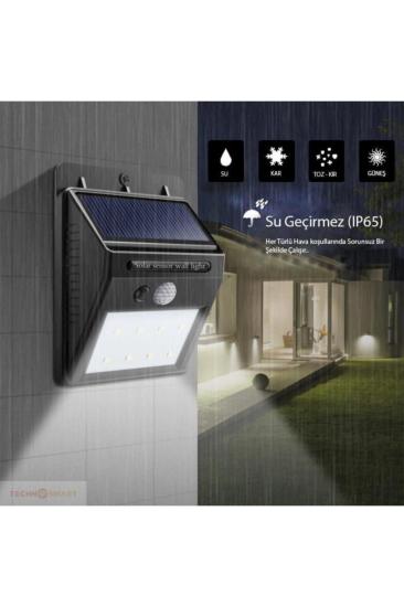 30 Led LiHareket Sensörlü Güneş Enerjili Led Aydınlatma Dış Mekan Bahçe