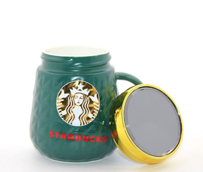 Starbucks Ayna Kapaklı Kupa Bardak Alk1271